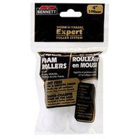 Bennett 2X4 RND FM Roller Refill, 100 mm L, Foam